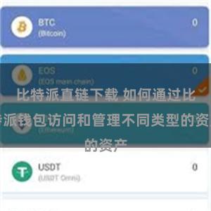 比特派直链下载 如何通过比特派钱包访问和管理不同类型的资产