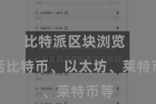 比特派区块浏览  包括比特币、以太坊、莱特币等